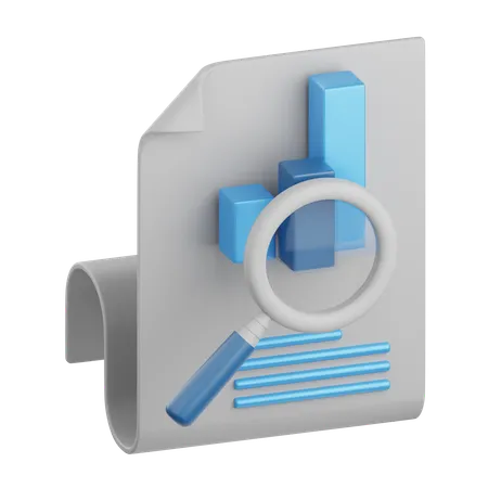 Data Research  3D Icon