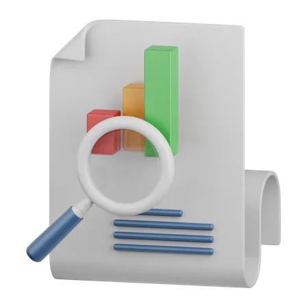 Data Research  3D Icon