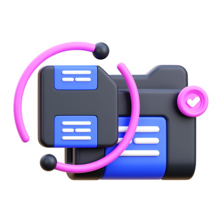 Data Saving  3D Icon