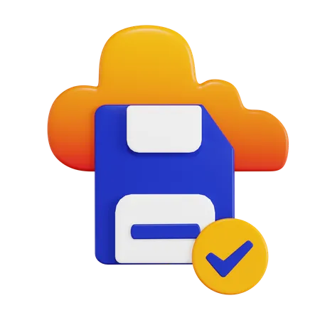 Data Saving  3D Icon