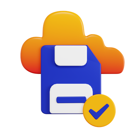 Data Saving  3D Icon