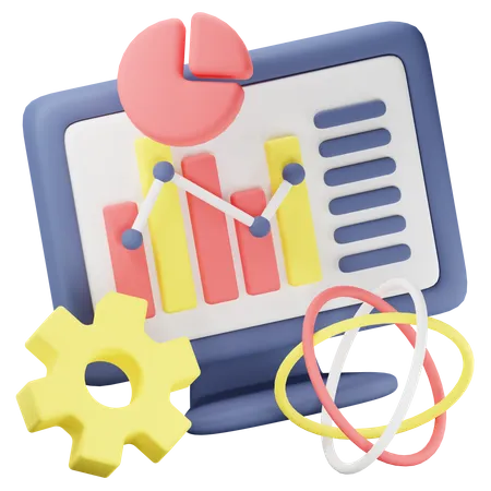 Data Science  3D Icon