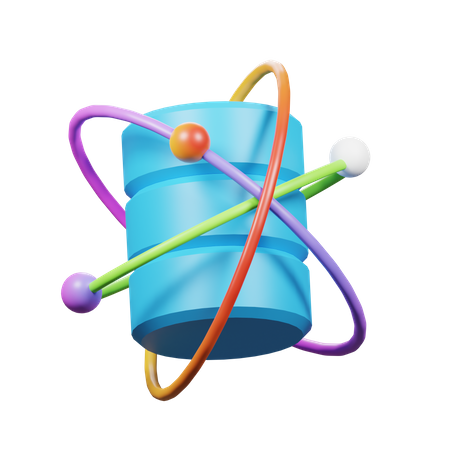 Data Science Server  3D Icon