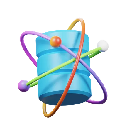 Data Science Server  3D Icon