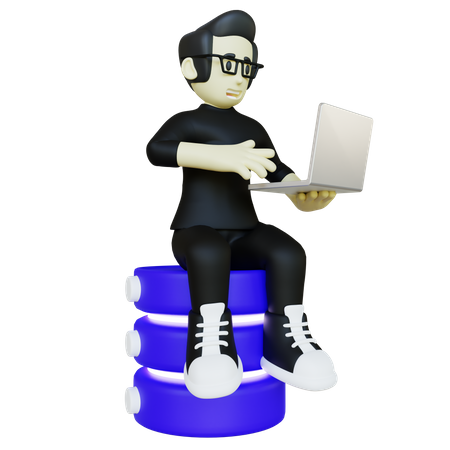 Data Scientist  3D Illustration