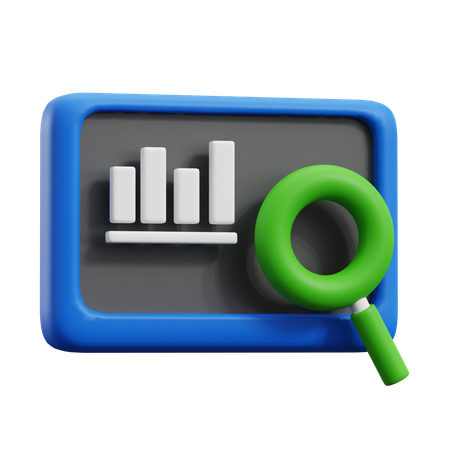 Data Search  3D Icon