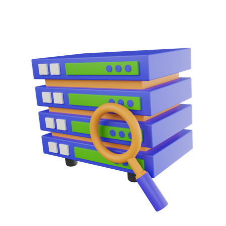 Data Searching  3D Icon