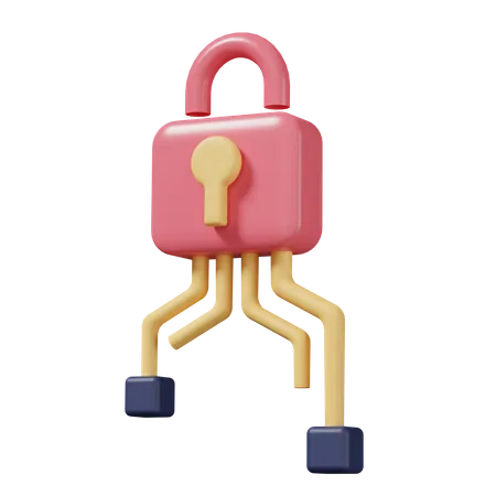 Data Secure  3D Icon