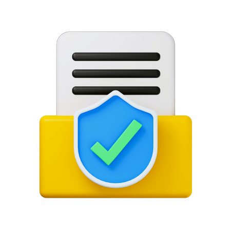 Data security  3D Icon