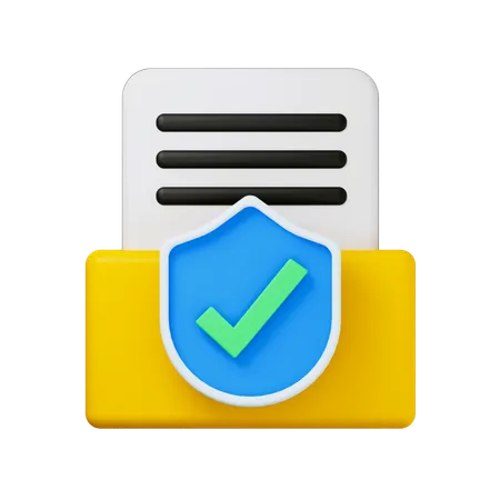 Data security  3D Icon