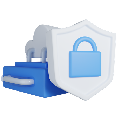 Data Security  3D Icon