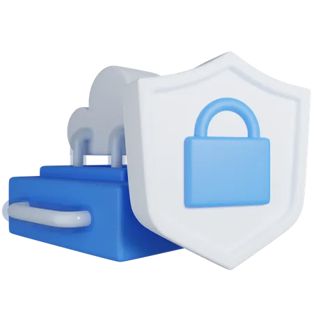 Data Security  3D Icon