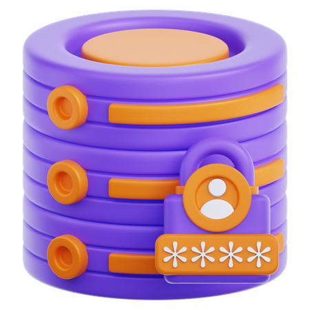 Data Security  3D Icon