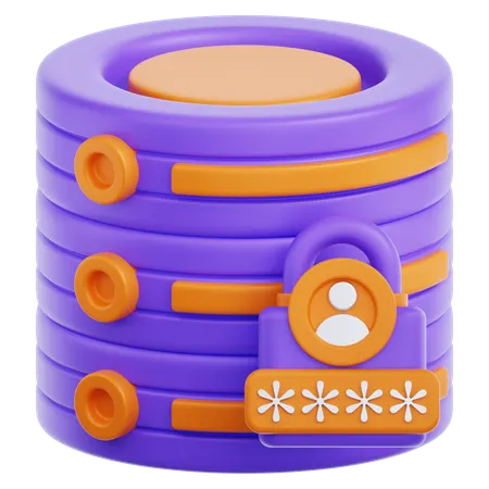 Data Security  3D Icon