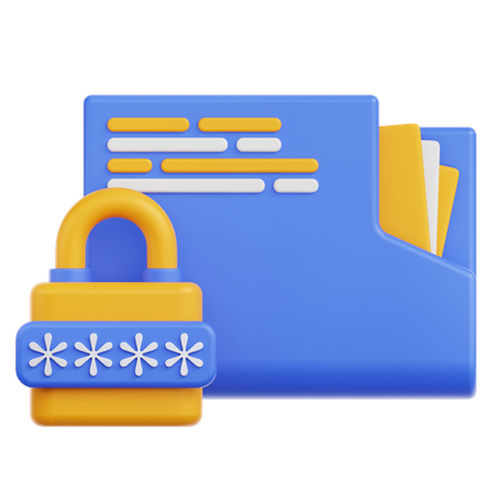 Data Security  3D Icon