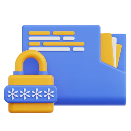 Data Security  3D Icon