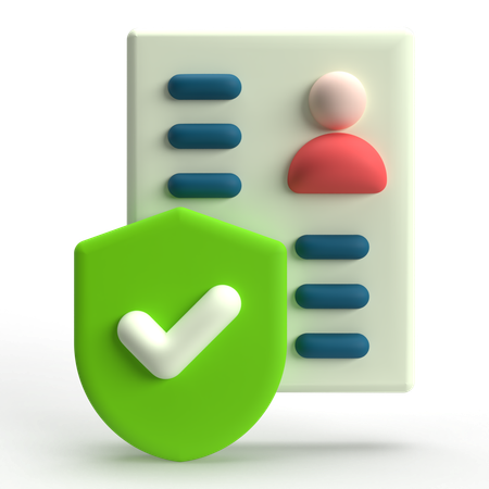 Data Security  3D Icon