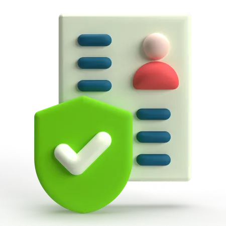 Data Security  3D Icon