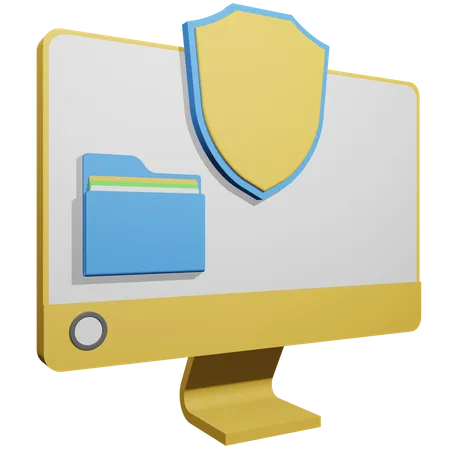 Data Security  3D Icon