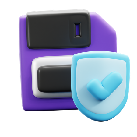 Data Security  3D Icon