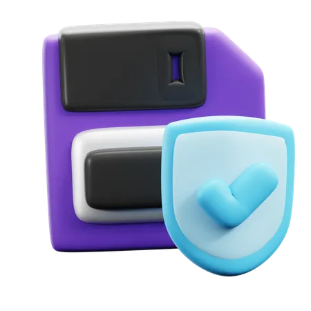 Data Security  3D Icon