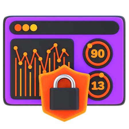Data Security  3D Icon