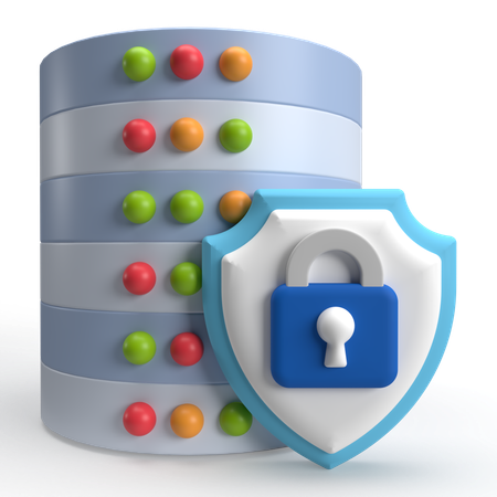 Data Security  3D Icon