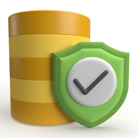 Data Security  3D Icon