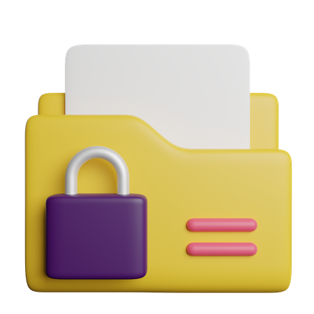 Data Security  3D Icon