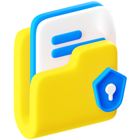 Data Security  3D Icon