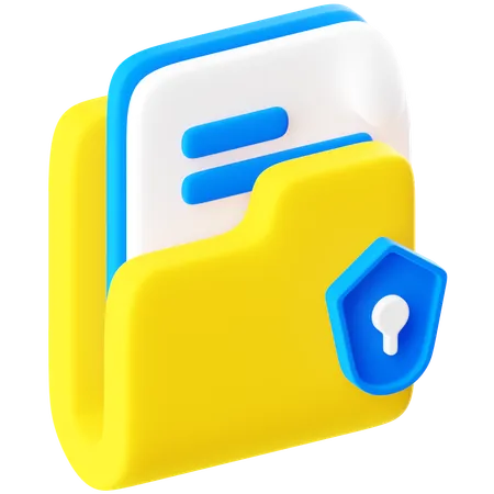 Data Security  3D Icon