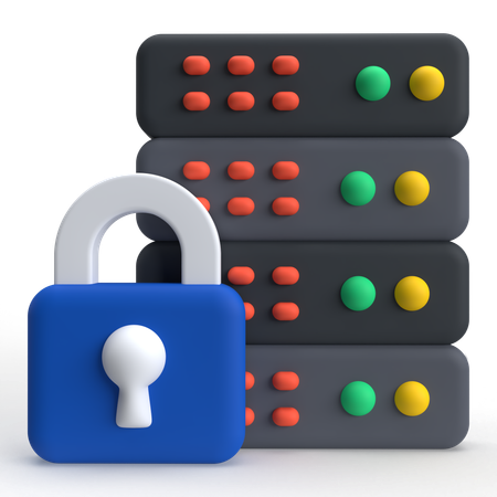 Data Security  3D Icon