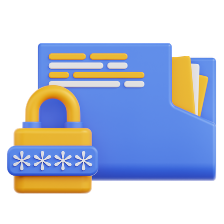 Data Security  3D Icon