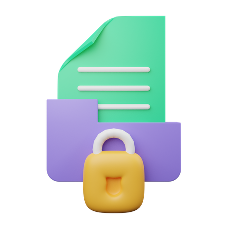Data Security  3D Icon