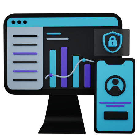 Data Security  3D Icon