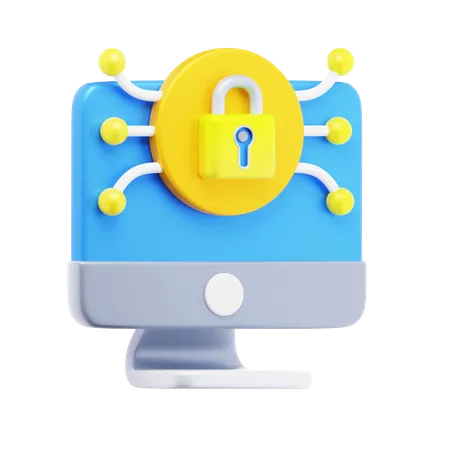 Data Security Systems 3D Icon