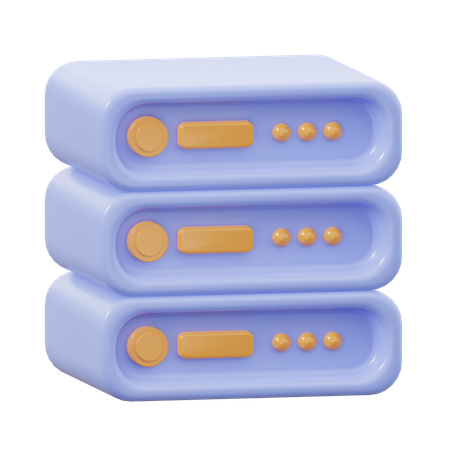 Data Server  3D Icon