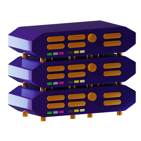 Data Server  3D Icon