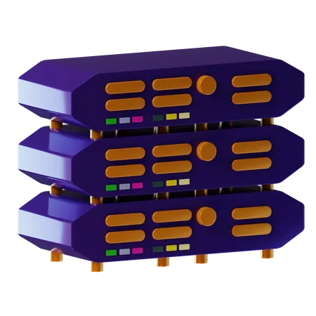 Data Server  3D Icon