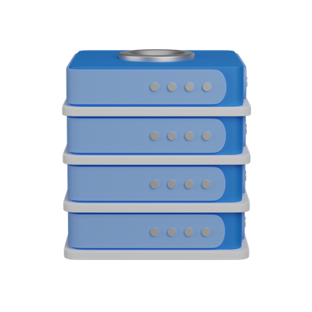 Data server  3D Icon