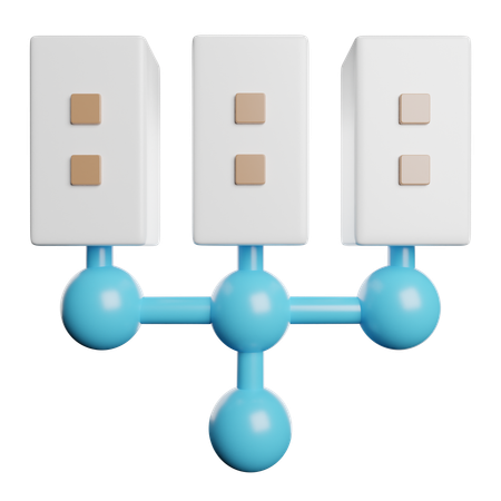 Data Server  3D Icon