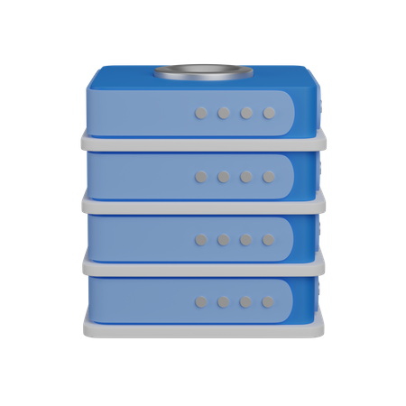 Data server  3D Icon