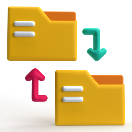 Data Sharing  3D Icon