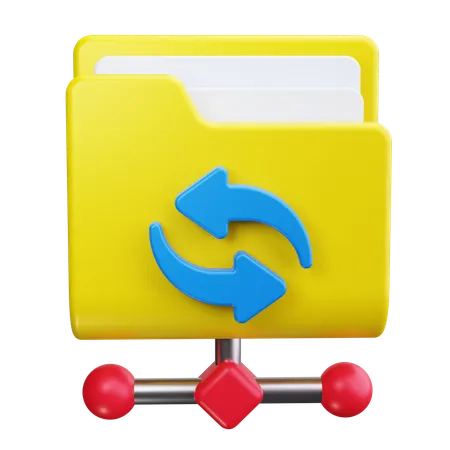 Data Sharing  3D Icon