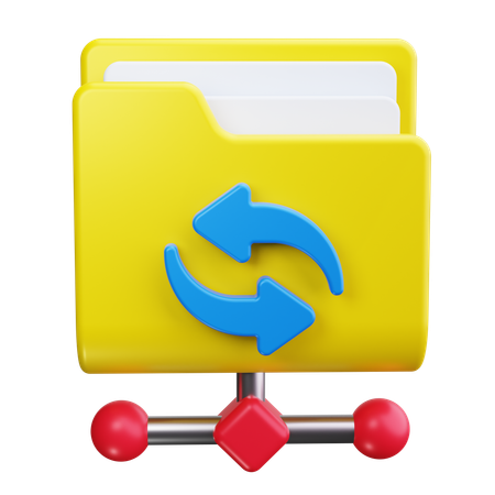 Data Sharing  3D Icon