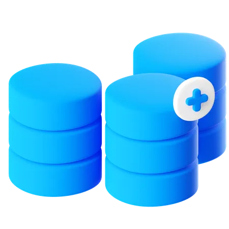 Data Storage  3D Icon
