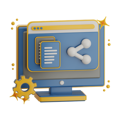 Data Storage  3D Icon