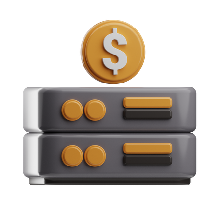 Data Storage  3D Icon