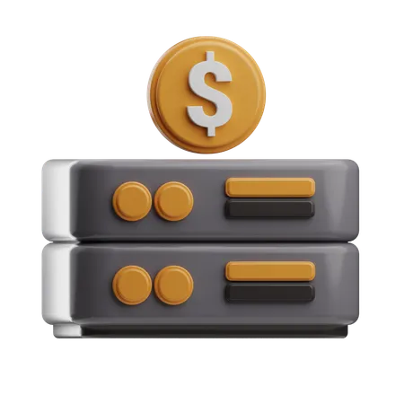 Data Storage  3D Icon