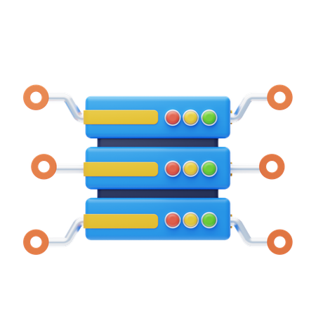 Data Storage  3D Icon